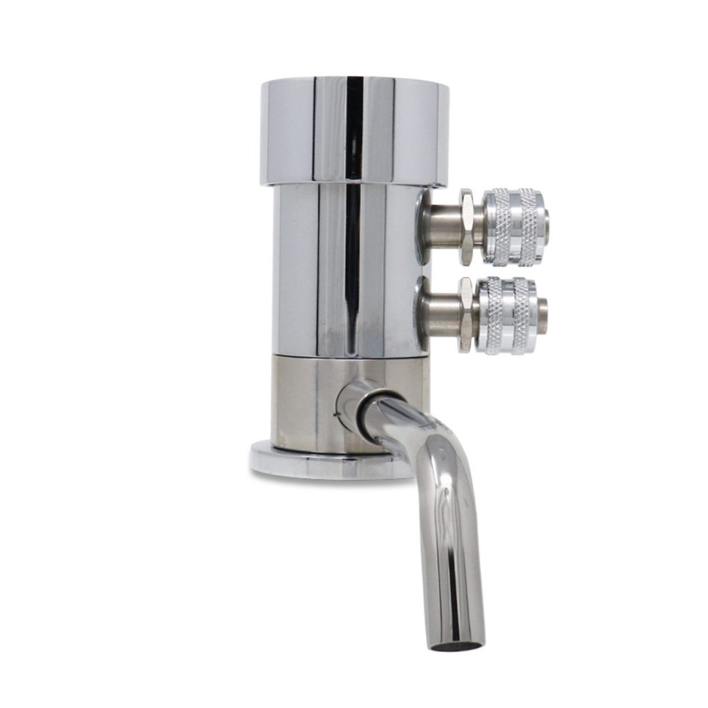 Chrome plater ionizer faucet 2 solo