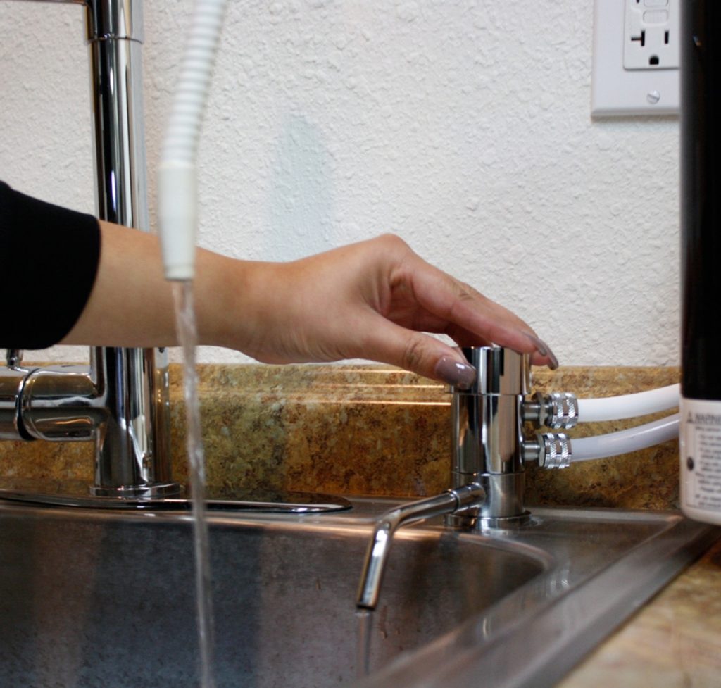Ionizer Faucet 2 How To Turn On and Off Water