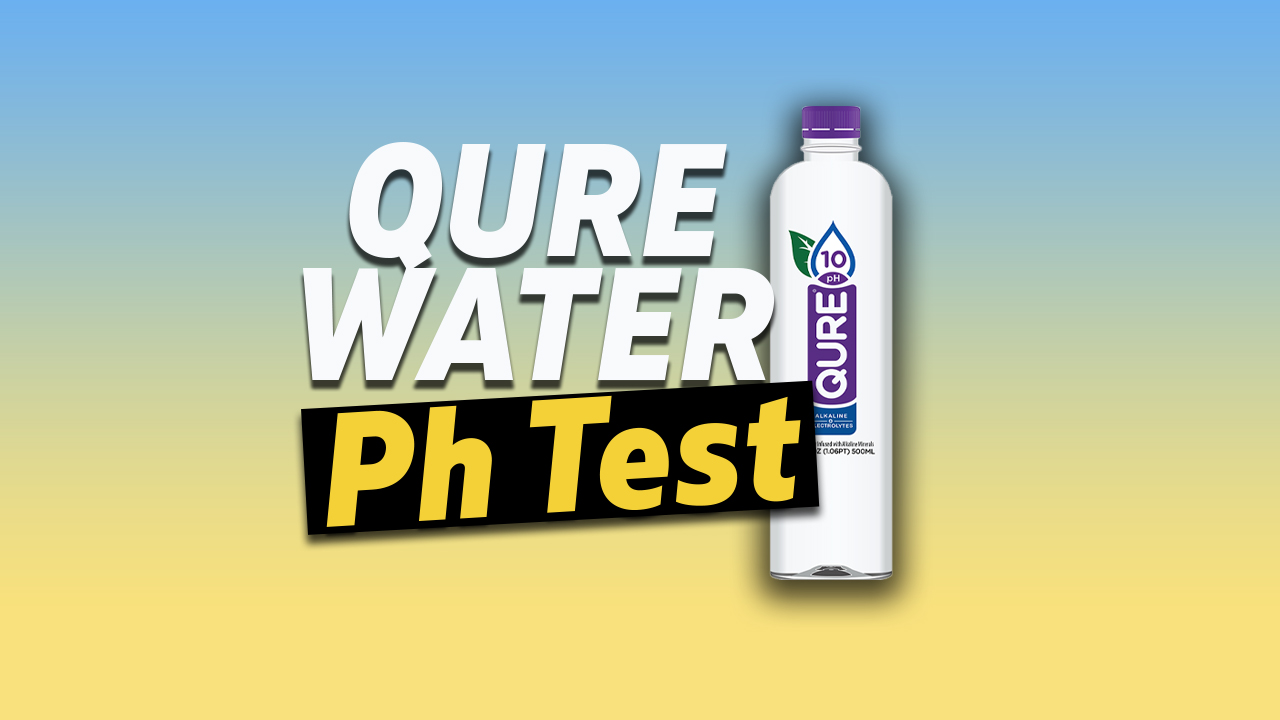 Qure Water PH test...Is this the best water For Your Health?